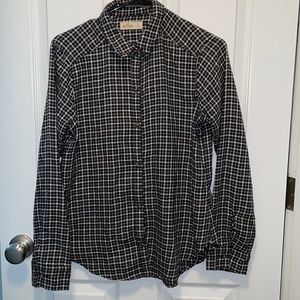 S Hollister Black Flannel